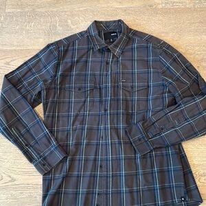 Size L Hurley LS Shirt FLANNEL